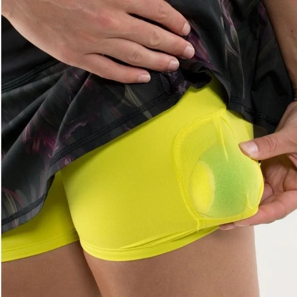 RARE Lululemon Pace Setter Skirt Floral Midnight Iris Multi Black Size 2 Reg - Picture 7 of 14